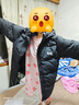黑冰24新款秋冬男士经典款天枢PLUS城市轻户外连帽鹅绒700蓬羽绒服 黑色 M 实拍图
