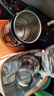 鹿险家户外露营野炊便携式旅行茶具不锈钢煮茶烧水壶一体自驾游全套装备 304黑化茶具套装+黑化1.1L水壶 实拍图