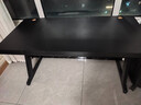 木藝生原创电脑桌台式家用办公书桌卧室电竞桌椅套装碳纤维竞技游戏桌子 高端玩家M9系碳纤维25mm手工斜面 长140宽70高75cm 实拍图