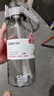 希乐水杯男女户外健身运动吸管杯夏季网红水杯子tritan材质2.0L灰色 实拍图