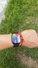 Apple/苹果 Watch Series 10 智能手表GPS款42毫米亮黑色铝金属表壳黑色运动型表带S/M MX1M3CH/B 实拍图