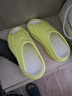 亚束2025运动拖鞋男厚底增高防滑户外踩屎感凉拖减震夏季外穿破茧系列 荧光绿【可拆卸内胆】 44-45 【43-44码脚拍这个】 实拍图