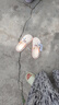 MashiMaro流氓兔洞洞鞋女夏季休闲外穿懒人防滑软底透气沙滩户外包头凉拖鞋 白色【女款】 39 实拍图