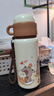 Diller儿童保温杯吸管杯直饮杯316不锈钢水壶幼儿园小学生上学专用水杯 卡皮巴拉保温杯 500ml 吸管+直饮 实拍图