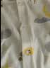 童泰（TONGTAI）婴儿短袖连体衣夏季初生宝宝衣服外出哈衣爬服提花紫色80cm 实拍图