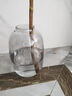 吕姆克玻璃花瓶轻奢摆件客厅插花瓶水培容器雪柳鲜花吊钟灰中号花瓶5684 实拍图