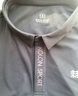KOLON SPORT/可隆速干POLO 男士吸湿小翻领抗菌户外运动印花短袖 LHPT5MTT31-BK 黑色 3XL 190/108B 实拍图