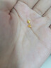 罗威宝格黄金手链女猫眼珠3D硬金足金999闪亮车花转运珠DIY散珠配珠 3mm猫眼珠约0.08g支持多退少补 实拍图