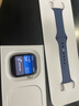 Apple/苹果 Watch Series 10 智能手表GPS款46毫米银色铝金属表壳丹宁色运动型表带S/M MX203CH/B 实拍图