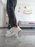森馬男鞋2026春季新款休闲百搭软底小白鞋子男士厚底增高运动板鞋透气 白橘 40 实拍图