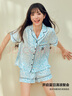 维多利亚的秘密（Victoria's Secret）杨幂田曦薇同款 春季宅度假天丝绵柔印花睡衣家居服套装女不易皱 实拍图