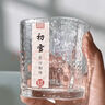 【⭐采销推荐】高颜值初雪锤纹玻璃杯日式家用水杯威士忌酒杯 初雪锤纹杯1只 实拍图