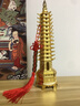 黄铜文昌塔13层9层摆件旗舰店十三层九层助学书房客厅书桌工艺品 铜合金文昌塔9层高13cm底座 实拍图