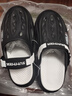 反季清仓椰子拖鞋男士洞洞鞋凉拖防滑两用镂空半拖沙滩鞋运动凉鞋 黑白 43 实拍图