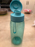 特百惠（Tupperware）乐趣550ML塑料杯夏季男女学生便携运动水杯子大容量双饮口 碧海蓝 实拍图