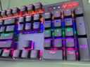 雷柏（Rapoo） V500PRO米灰升级款 104键有线背光机械键盘 PBT双色键帽电脑办公游戏全键无冲可编程键盘 茶轴 实拍图