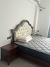 百达费迪实木床美式复古全实木双人主卧大床中古风高箱储物婚床 床+5D乳胶棕垫+床头柜*1 1.8*2米框架结构 实拍图