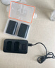 品胜 佳能LP-E6 相机电池充电器 适用EOS 5D4 60D 70D 80D 90D 6D2 5D3 5D2 R6 R5 7D2 7D双充充电器 实拍图