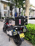 星骑侠裂行pcx160摩托车尾箱uy125uu铝合金尾箱巧格i电动车小牛n1后备箱 45L黑色+靠+车贴+不锈钢底座 实拍图