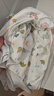 童颜新生婴儿包单纯棉a类产房襁褓裹布抱巾抱被睡袋夏季用品 2条装 实拍图