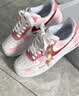 耐克（NIKE）球鞋定制 Air Force 1AF1空军一号 浅墨染指玫瑰情话男女情侣鞋 玫瑰情话 定制款不支持退换  36 全新正品 假一赔十 实拍图