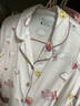 十月结晶月子服夏季薄款产妇棉产后孕妇睡衣哺乳家居服套装  粉色 L码 实拍图