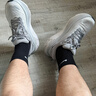 HOKA ONE ONE男款夏季邦代 8公路跑步鞋BONDI 8轻盈舒适缓震透气 鲨鱼灰 / 雾灰(建议拍大半码) 42 实拍图