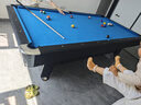 皓玉佳台球桌标准型大理石成人家用多功能黑八桌球台乒乓球桌餐桌二合一 274cm 木板+自动回球三合一 实拍图
