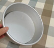展艺 20cm阳极圆形活底蛋糕模 戚风海绵蛋糕模乳酪模烘焙工具 实拍图