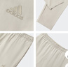 adidas轻薄舒适休闲梭织运动裤男装阿迪达斯官方轻运动   淡芝麻土/淡灰   M 实拍图