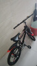 凤凰儿童自行车6-10-12-15岁中大童小学生可变速山地车男女孩小孩单车 凤凰GT 黑红色 一体轮 单速+礼包 18寸【适合身高120-150cm】 实拍图