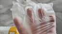 优奥（YOUAO）加长一次性手套加厚洗碗家用防护实验室卫生食品厨房100只M号 实拍图