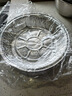 特美居（temeiju）空气炸锅锡纸盘食品级空气炸锅专用纸户外锡纸碗烧烤18.5cm*30只 实拍图