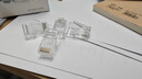 山泽 六类网线水晶头 6类千兆网络接头 工程级RJ45电脑网线连接器 Cat6非屏蔽水晶头 50个 WL-6050 实拍图