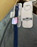 Apple Watch Series 10 智能手表42毫米银色铝金属表壳丹宁色运动型表带M/L【蜂窝款】MWXK3CH/B 实拍图
