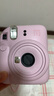 富士（FUJIFILM）立拍立得mini12 mini11/7/9升级款 相纸一次成像相机拍照生日礼物 Mini12 浅樱粉（现货） 官方标配 实拍图