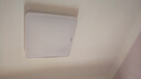 惠普精工吸顶灯led卧室现代简约餐厅中山灯具包安装方50*50cm遥控三色 实拍图