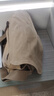 新潮代单肩包男帆布休闲男士多功能斜挎包大容量邮差包潮流运动学生书包 1539卡其色【可放15.6英寸电脑】 实拍图