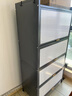 七序厨房置物架落地多层防尘收纳柜家用微波炉烤箱储物柜碗柜餐边柜 【加高】四门五层长80宽42高154 实拍图