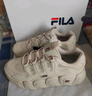 斐乐（FILA）可颂面包鞋运动鞋男士休闲鞋舒适厚底老爹鞋复古 燕麦色-OM 43 实拍图