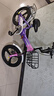 永久儿童折叠自行车女孩减震16寸自行车变速6-8-12岁小学生男女孩单车 三刀轮【粉紫色】单速【减震】 18寸丨适合身高*125-145丨 实拍图
