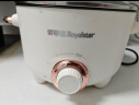 荣事达（Royalstar）火锅专用锅电煮锅电火锅电热锅蒸煮一体电蒸锅 宿舍小火锅多功能小电锅 家用煎涮一体不粘锅 3.5L 推荐【1000W功率+蒸笼】（2-5人) 实拍图