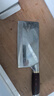 邓家刀 传统锻打10铬不锈钢菜刀 红木刀柄 切菜刀锋利厨房刀具 JCD-2021 实拍图