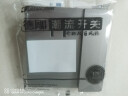 德雕（Dediao）开关插座面板套装86型家用暗装北欧灰色墙壁电源开关面板星空灰 五孔一开单控 实拍图