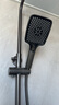 XOTOTO官方淋浴花洒套装恒温全套沐浴家用卫浴钢琴增压自洁浴室淋雨器 TBW2404 枪灰 恒温四功能 实拍图