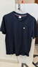 乐卡克法国公鸡夏季圆领短袖T恤 L242UECA0301 藏青色 M 实拍图