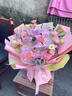 馨仪鲜花速递玫瑰花康乃馨花束送妈妈长辈礼物全国鲜花同城配送 19朵康乃馨百合混搭花束 实拍图