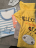 【儿童短袖套装】纯棉男童T恤宝宝夏季童装中小女短裤婴儿衣服 F07-字母小牛 110 cm 实拍图