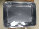 鸿宇316不锈钢保鲜盒带盖方盘冰箱收纳盒盘子野餐盒饺子方盒长方形 316加厚25*20.5.5【一个装】 实拍图