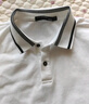 GXG男装 夏季多色男士刺绣翻领Polo衫男短袖 白色 180/XL 实拍图